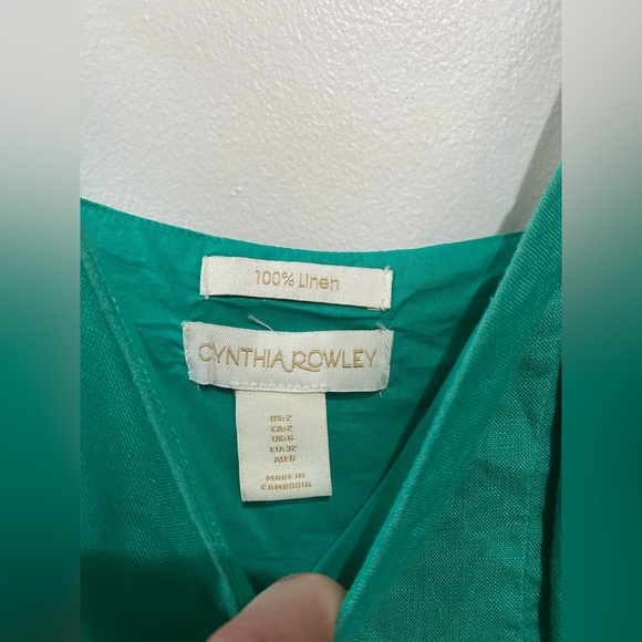 Cynthia Rowley green dress, Small. - Picture 7 of 7